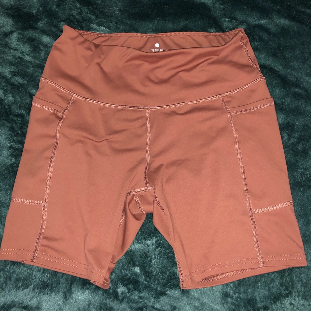5” burnt orange bike pants 3 for 20$